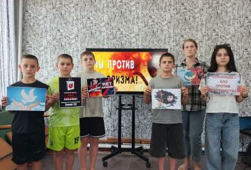 В селе Власовка детям провели занятия антитеррористической направленности