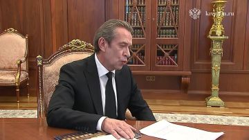 Президент провёл встречу с председателем Союза театральных деятелей России, актёром, режиссёром Владимиром Машковым