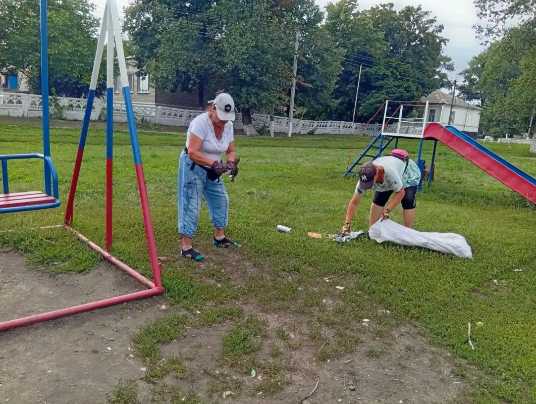 Проведение плановых работ по благоустройству и санитарной очистке территорий городского округа продолжается