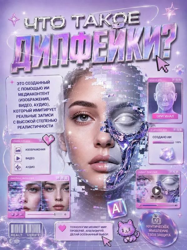Каждый третий россиянин еженедельно сталкивается с дипфейками — поддельными видео и аудио