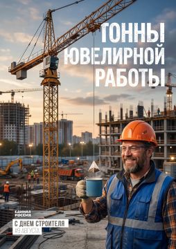 Поздравляем всех создателей нашего общего дома — России — с Днём строителя!