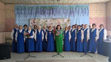 Народный хор «Надежда» выступил с концертом в Иллирийском сельском клубе