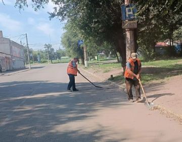 Коммунальными службами проведены работы на территории города