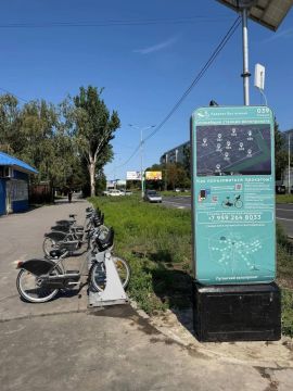 В Луганске появились три новые точки велопроката