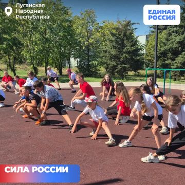 Единая Россия продолжает марафон «Сила России» по всей ЛНР