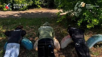 Молодёжка в спорте!. Летняя тренировка на свежем воздухе стала отличным инструментом для гармоничного развития наших активистов