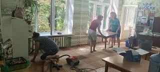 В ГБДОУ ЛНР "Краснолучский ясли-сад № 11 "Ромашка" полным ходом идут ремонтные работы