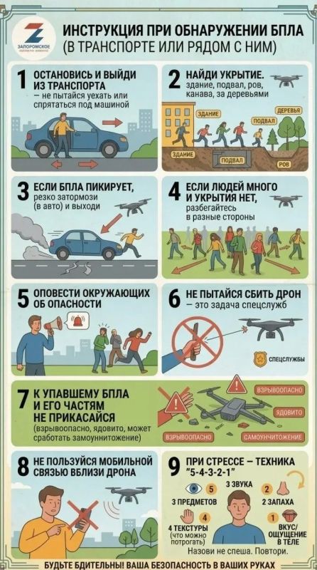 Беспилотник атакует гражданский транспорт, что делать?