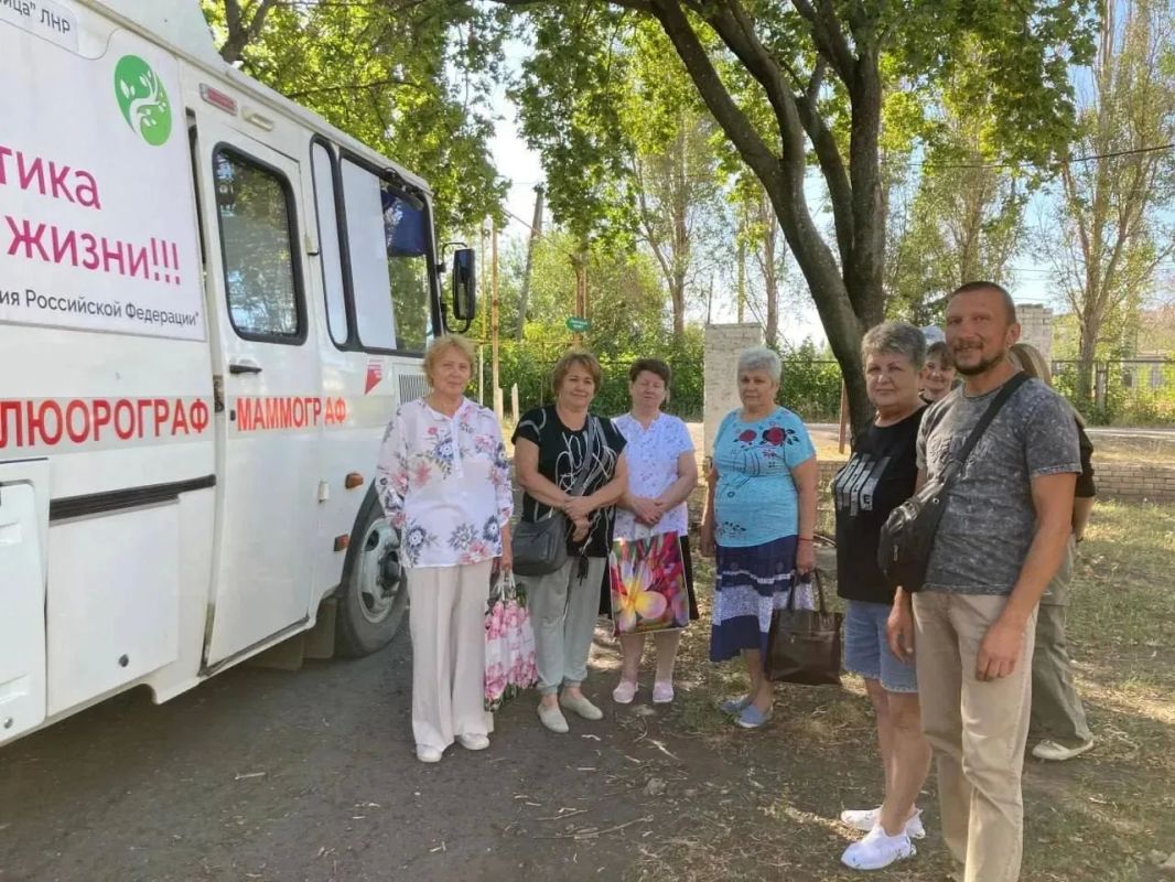 Работа передвижного флюоромаммографического комплекса «Флюмамм» в пгт