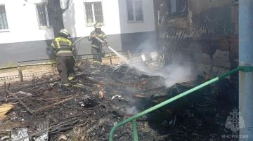 В Северодонецке спасатели не дали огню перекинуться на пятиэтажку