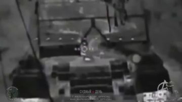 Уничтожение украинского Т-64БВ в районе Рубежного Харьковской области