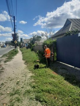 Работы по благоустройству городского округа продолжаются