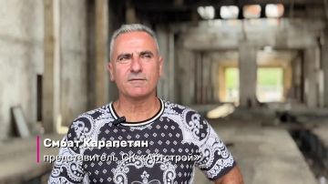 В здании бывшего троллейбусного депо в Краснодоне продолжаются работы по реконструкции