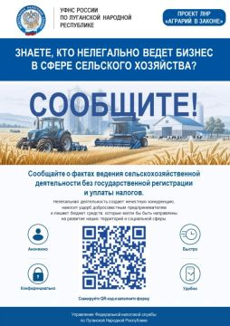 УФНС России по Луганской Народной Республике предупреждает
