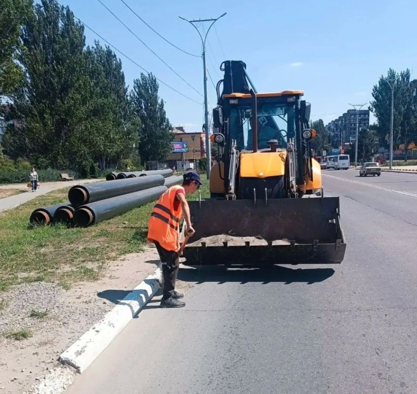 Коммунальными службами проведены работы на территории города