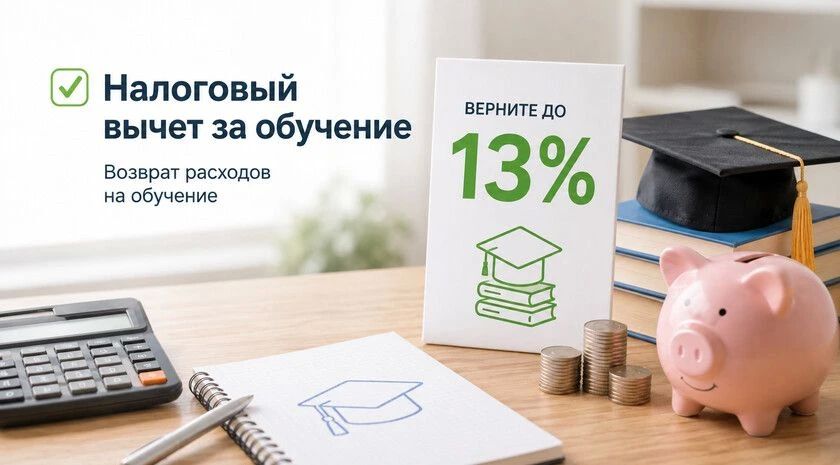 Знаете ли вы, что за обучение можно получить налоговый вычет?
