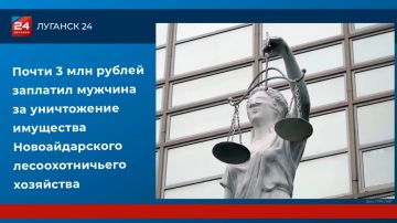 Почти 3 млн рублей заплатил мужчина за уничтожение имущества Новоайдарского лесоохотничьего хозяйства