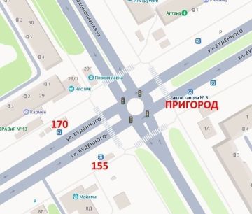 Водителям и пассажирам: где садиться и выходить на маршрутах №170 и №155