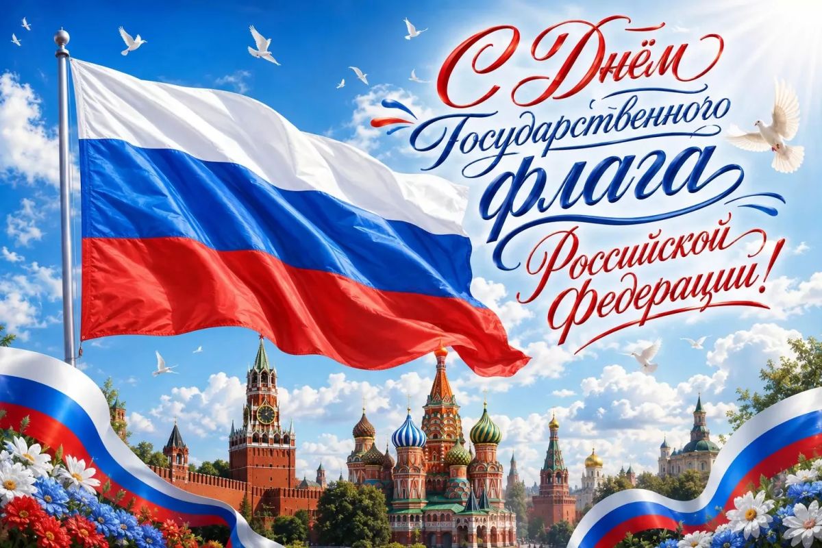 Дорогие друзья! От всей души поздравляем с Днём флага России!