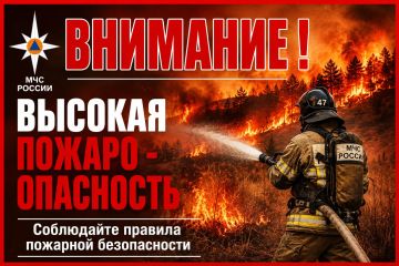 ГУ МЧС России по ЛНР настоятельно призывает жителей соблюдать правила пожарной безопасности в засушливую погоду: