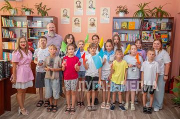 В школьном лагере в городе Счастье прошел урок цифровых технологий