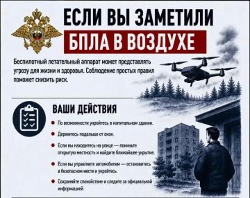 Что делать, если заметили БПЛА?