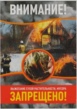 Отдел ГО и ЧС управления развитием территорий Администрации информирует: