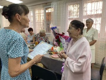Представительница ветеранской организации отпраздновала свой 90-летний юбилей