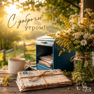 С добрым утром! Желаем вам спокойного, светлого дня, душевного тепла и маленьких радостей, которые делают обычный день особенным