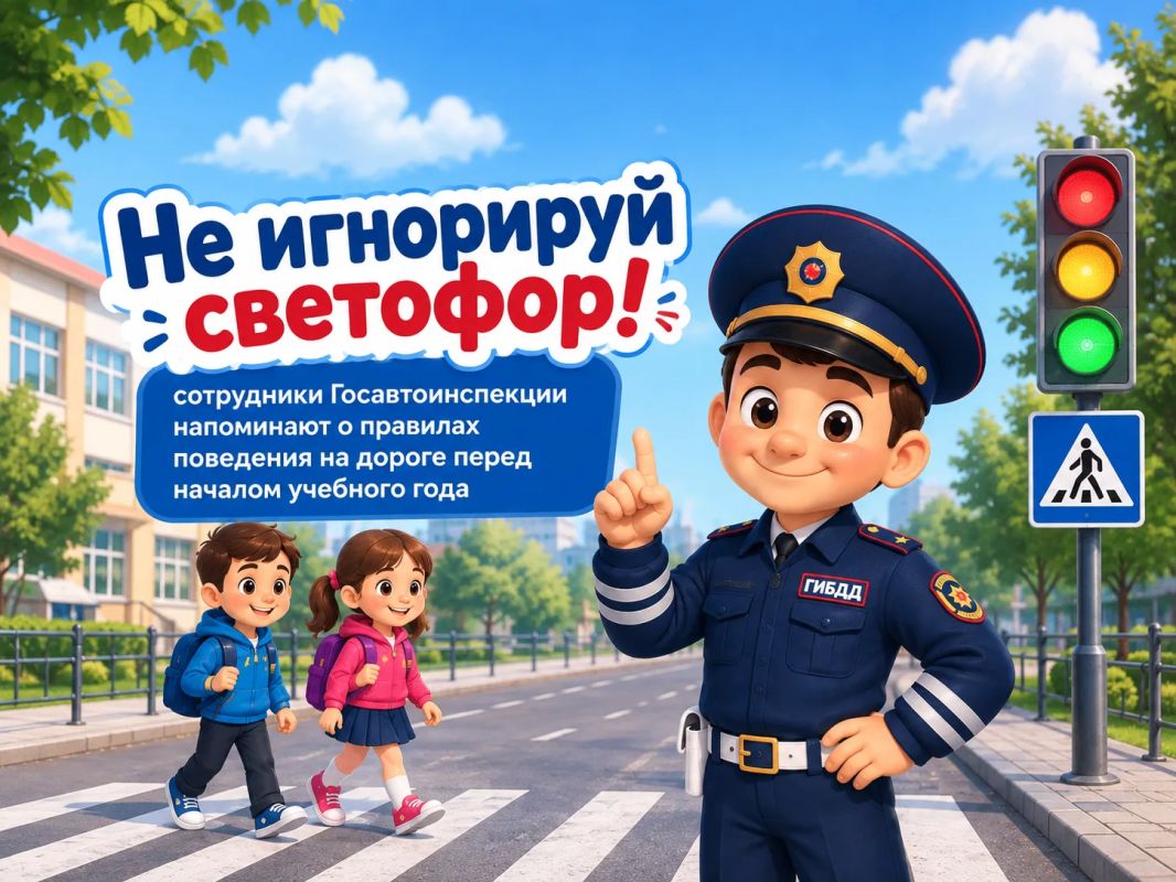 Перед учебным годом – о безопасности: сотрудники Госавтоинспекции напоминают о правилах поведения на дороге