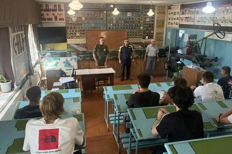 В автошколе прошло не совсем обычное занятие