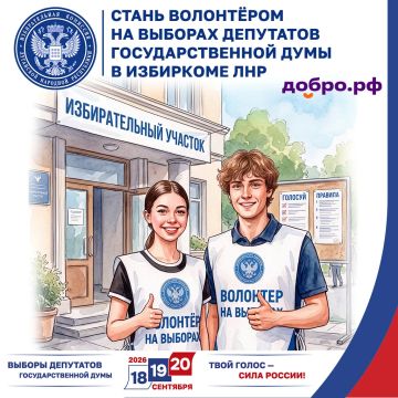Волонтёры Избиркома ЛНР помогают в подготовке к выборам в Госдуму