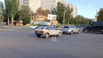 На Будённого в Луганске не работают светофоры