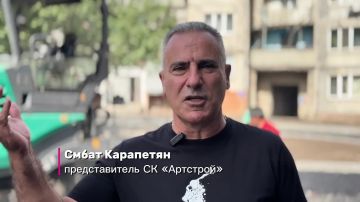 В квартале Лютикова продолжается укладка асфальтобетонного покрытия