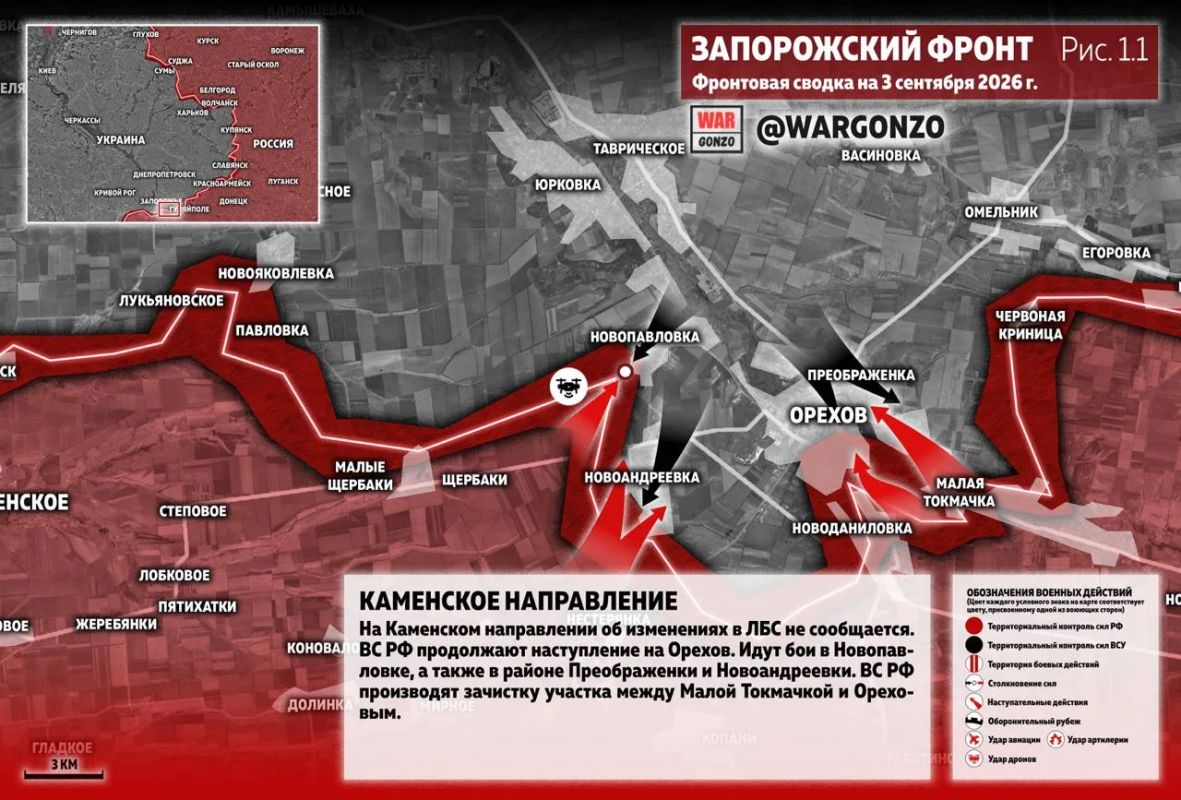 WarGonzo: Фронтовая сводка на утро 03.09.26
