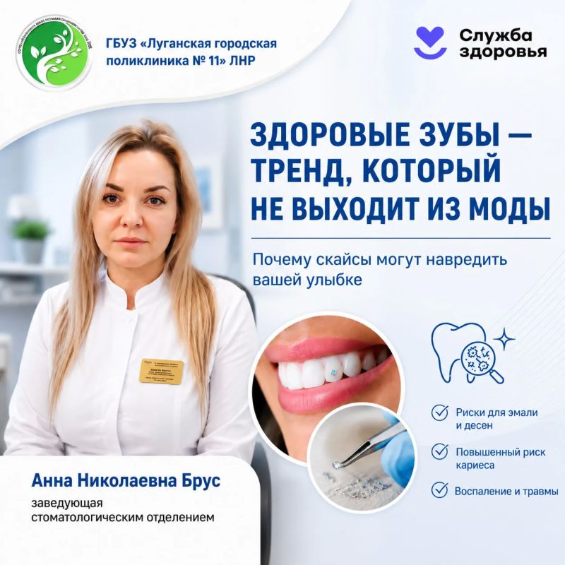 Здоровые зубы — тренд, который не выходит из моды