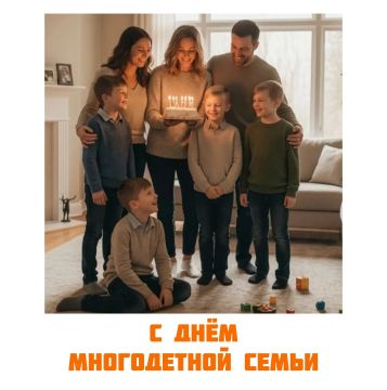 С праздником, дорогие наши многодетные семьи!