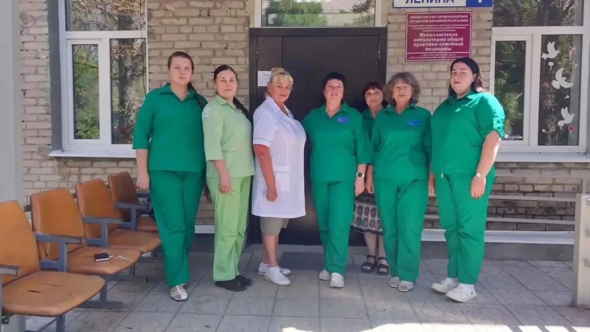 Медики Славяносербской ЦРБ провели выездной профилактический осмотр воспитанников детского сада «Солнышко»