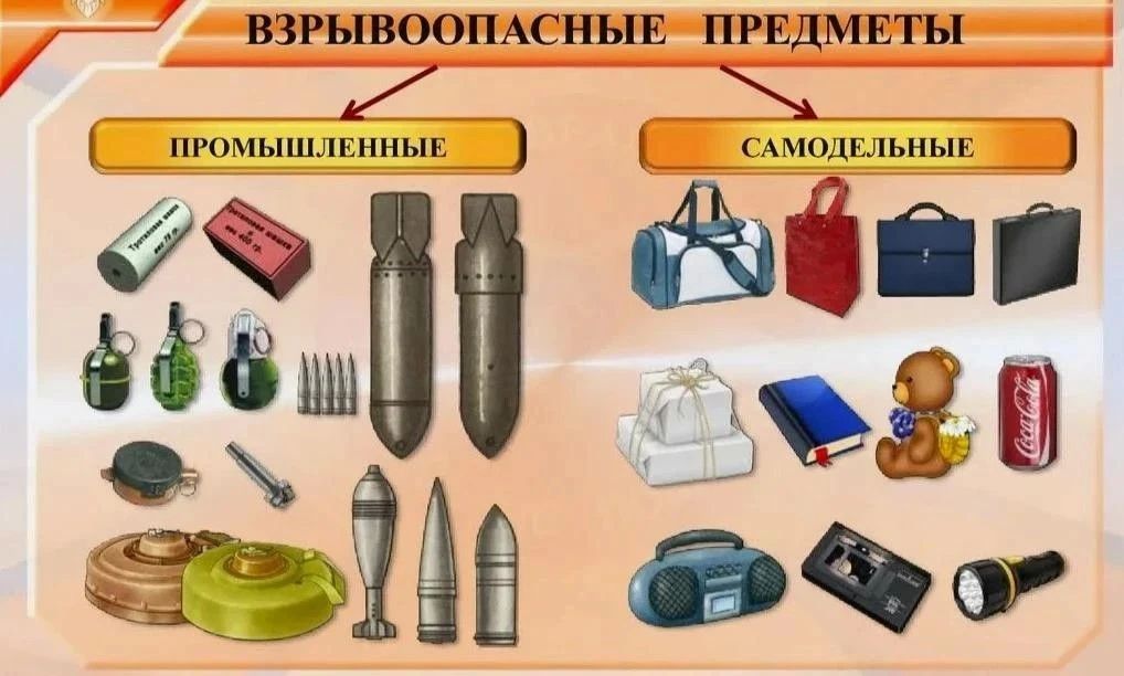ВАЖНО: Что делать при обнаружении взрывоопасных или подозрительных предметов