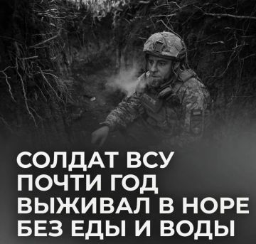 Наши бойцы нашли жившего без еды и воды почти год солдата ВСУ