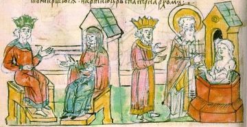 9 сентября. 955. В Константинополе русская княгиня Ольга встретилась с императором Константином