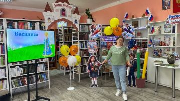 В библиотеке поселка Червоный Прапор прошёл литературный праздник для первоклассников