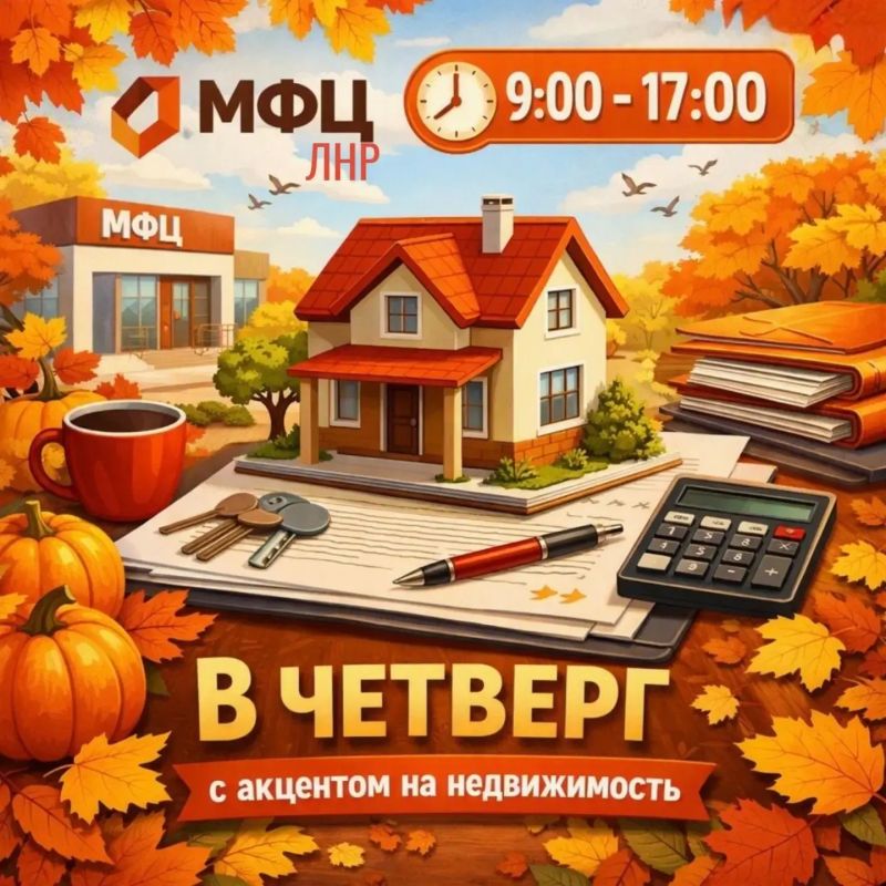Выбирайте четверг, чтобы решить имущественные вопросы