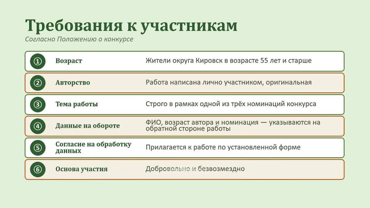 Мудрость одного поколения — будущее следующего! В Кировске стартует конкурс «Советы молодому поколению: рецепт здоровья и долголетия»