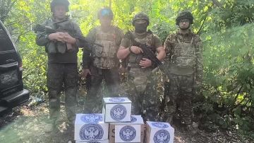 Переданная помощь доставлена на передовую