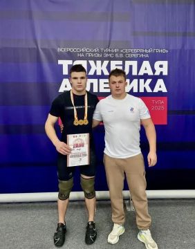Иван Кусов: Поздравляю Матвея Рыбака с присвоением почётного звания «Мастер спорта России» по тяжёлой атлетике!