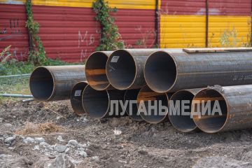 В Луганске продолжается ремонт теплосетей к предстоящему отопительному сезону
