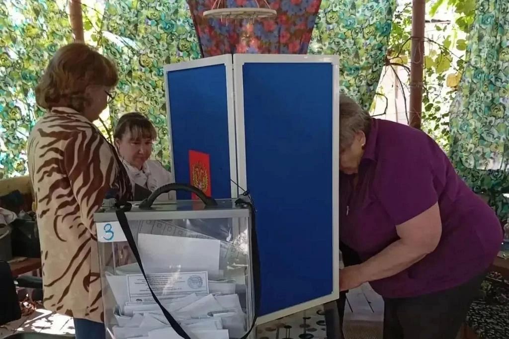 Досрочное голосование в Лисичанске