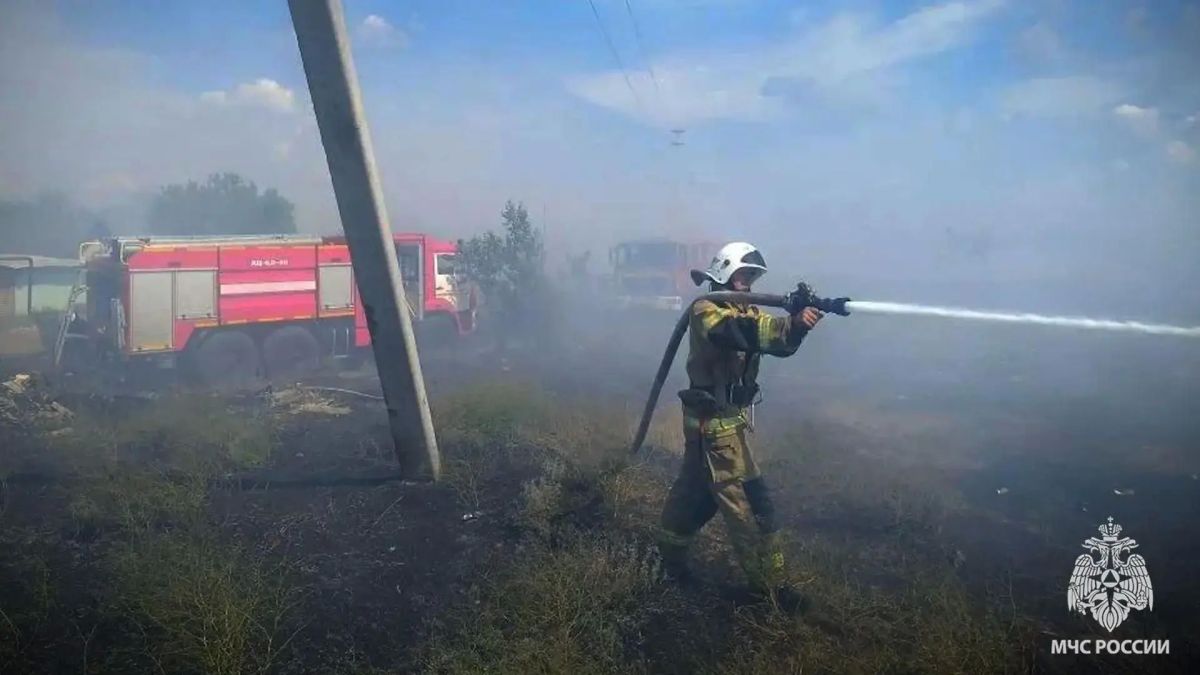 За сутки в ЛНР потушили 12 пожаров