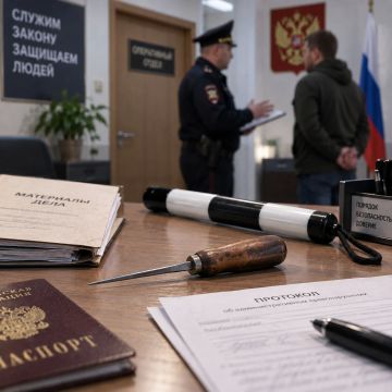 Мужик из Антрацита ЛНР с шилом напал на полицейского